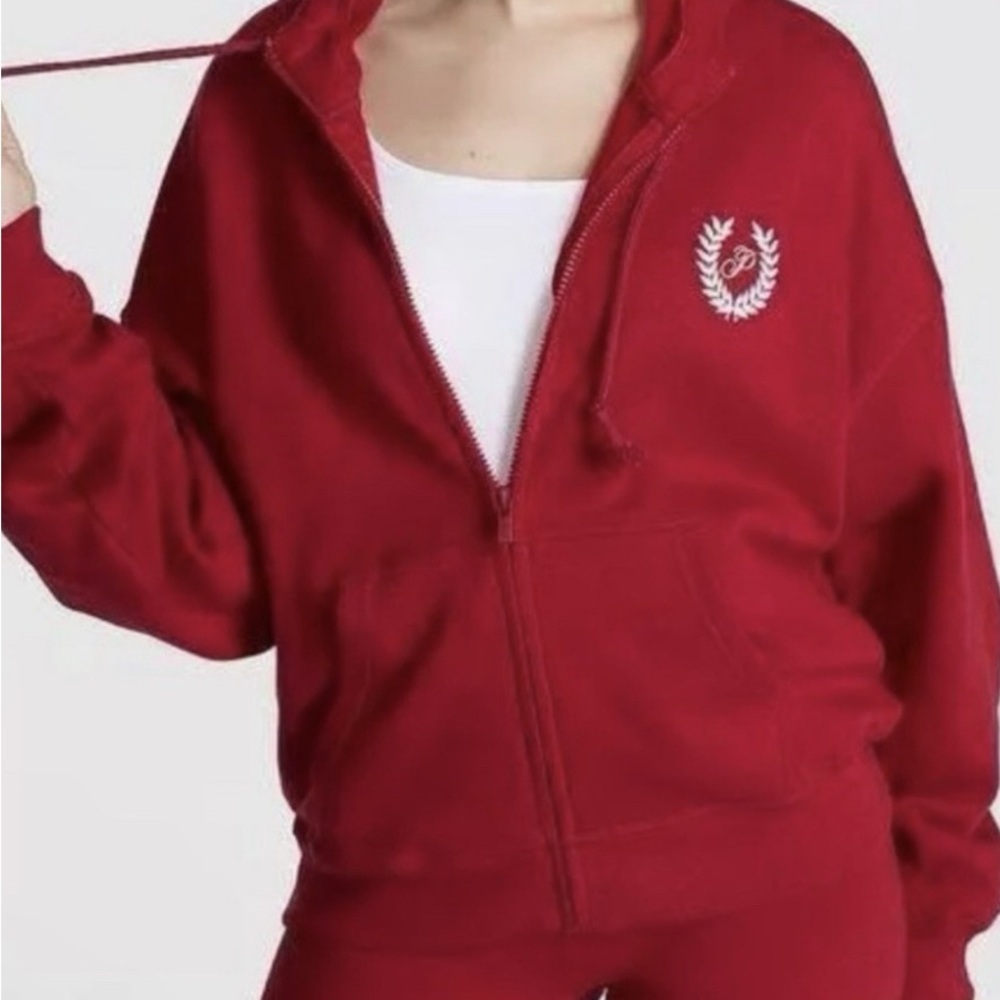 PINK Victoria's Secret Bold Red Hoodie
